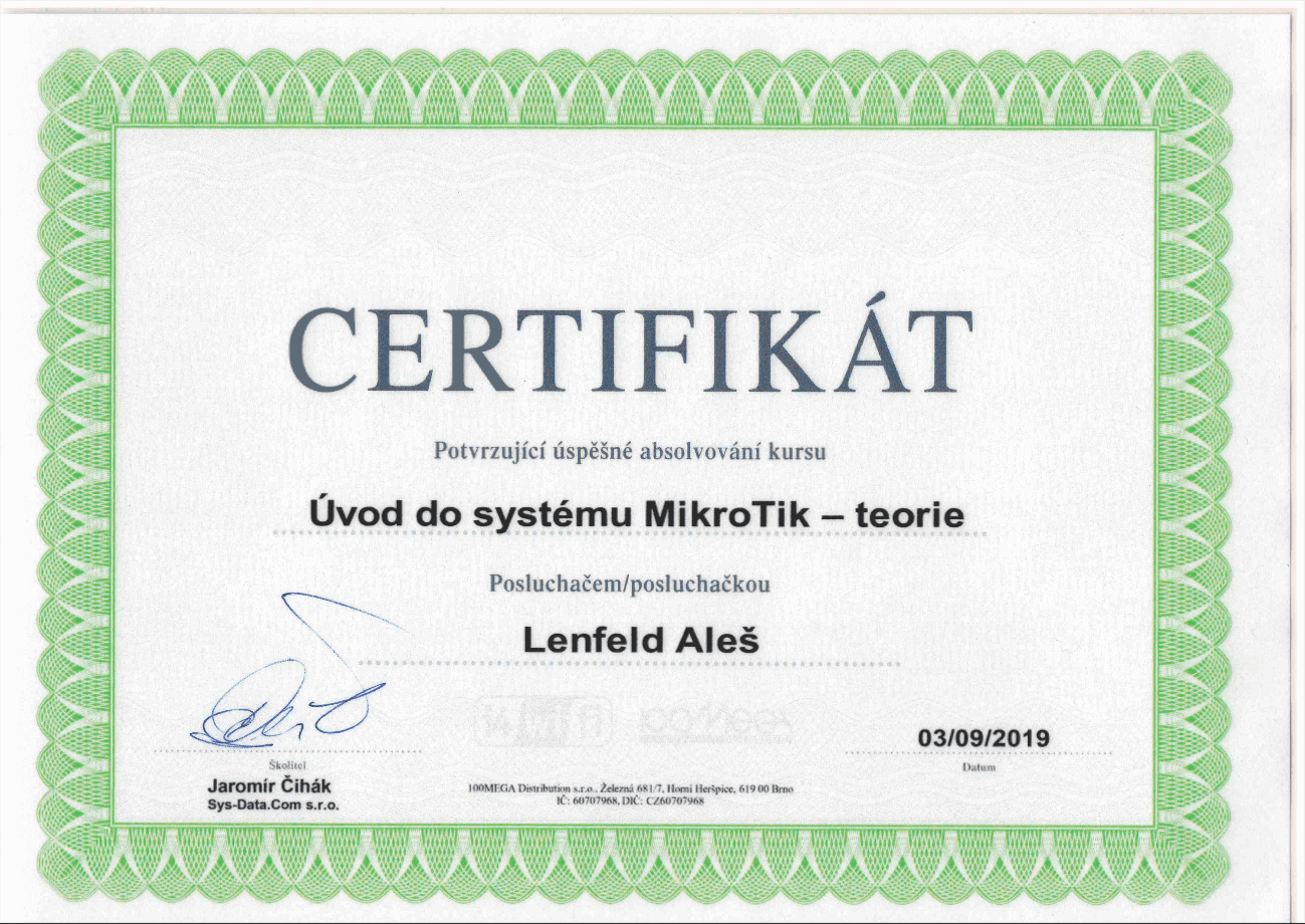 Úvod do systému MikroTik